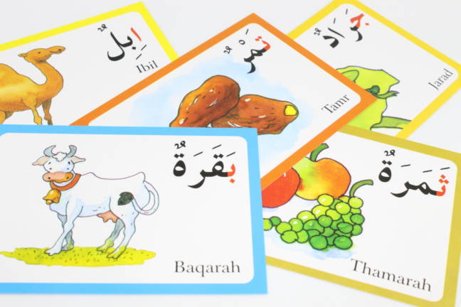 Arabic Alphabet Flash Cards